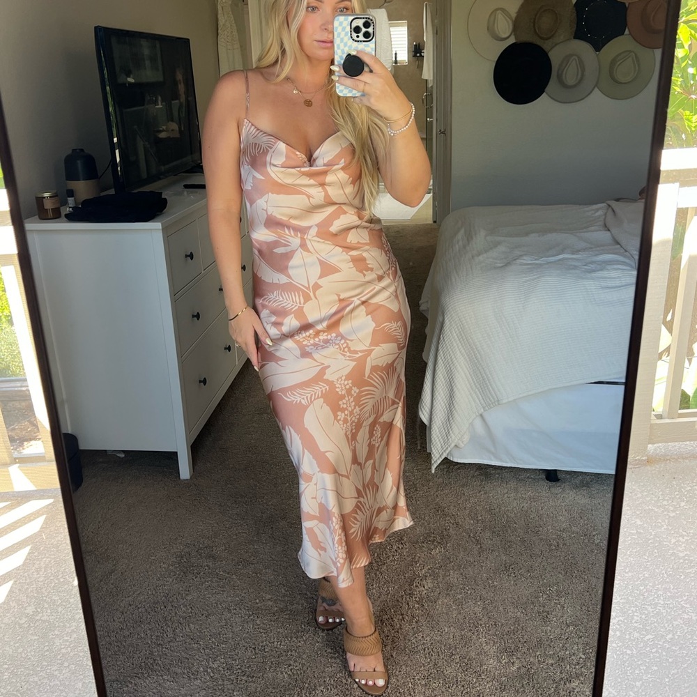 Pink cocktail dress